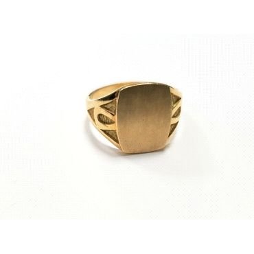 SELLO CABALLERO ORO AMARILLO SEMI HUECO                               