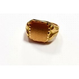 SELLO CABALLERO ORO AMARILLO SEMI HUECO                               
