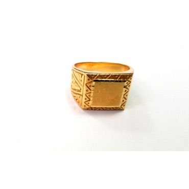 SELLO CABALLERO ORO AMARILLO SEMI HUECO                               