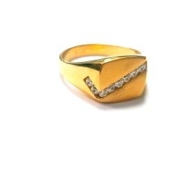 SELLO CABALLERO AMARILLO HUECO PIEDRA                                 