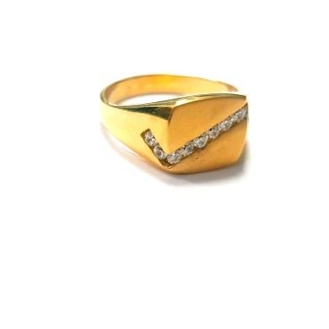 SELLO CABALLERO AMARILLO HUECO PIEDRA                                 
