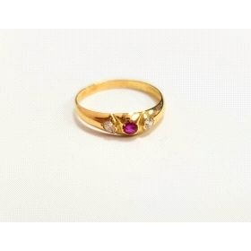 SELLO BEBE ORO AMARILLO PIEDRA                                        