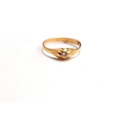 SELLO BEBE ORO AMARILLO PIEDRA                                        