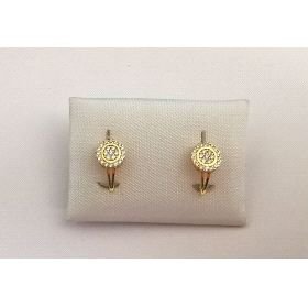 PENDIENTES NIÑA ORO AMARILLO PIEDRA                                   