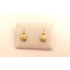 PENDIENTES NIÑA ORO AMARILLO PIEDRA                                   