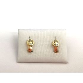 PENDIENTES NIÑA ORO AMARILLO PIEDRA                                   