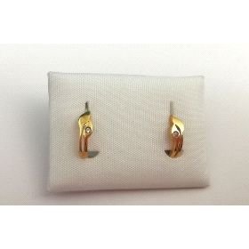 PENDIENTES NIÑA ORO AMARILLO PIEDRA                                   