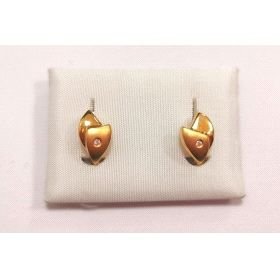 PENDIENTES NIÑA ORO AMARILLO PIEDRA                                   