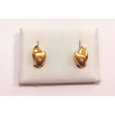 PENDIENTES NIÑA ORO AMARILLO PIEDRA                                   