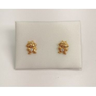 PENDIENTES NIÑA ORO AMARILLO FETICHE                                  