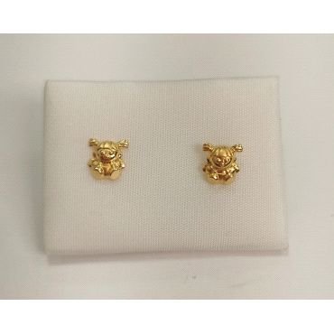 PENDIENTES NIÑA ORO AMARILLO FETICHE                                  