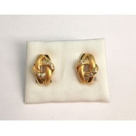 PENDIENTES ORO AMARILLO PIEDRA                                        