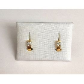 PENDIENTES ORO AMARILLO PIEDRA                                        