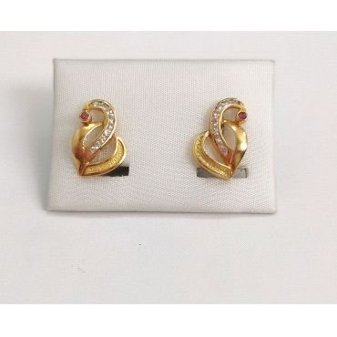 PENDIENTES ORO AMARILLO PIEDRA                                        