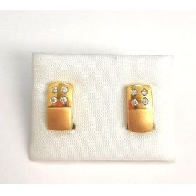 PENDIENTES ORO AMARILLO PIEDRA                                        