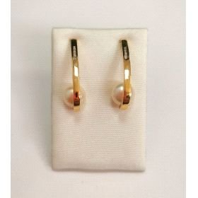 PENDIENTES NIÑA ORO AMARILLO PERLA                                    