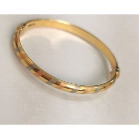 PULSERA ARO ORO TRICOLOR                                              