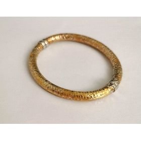 PULSERA ARO ORO BICOLOR                                               