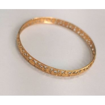 PULSERA ARO ORO AMARILLO                                              