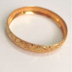 PULSERA ARO ORO AMARILLO                                              