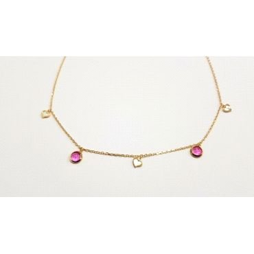 GARGANTILLA ORO AMARILLO PIEDRA                                       