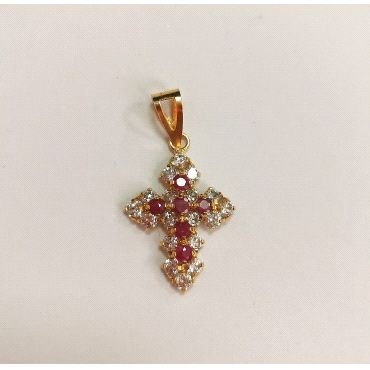 CRUZ ORO AMARILLO PIEDRA                                              