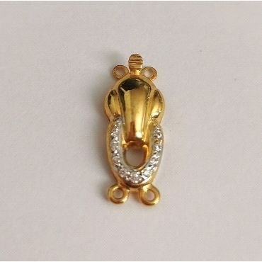 BROCHE COLLAR ORO AMARILLO PIEDRA                                     