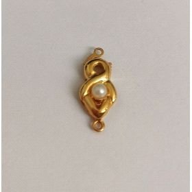 BROCHE COLLAR ORO AMARILLO PERLA                                      