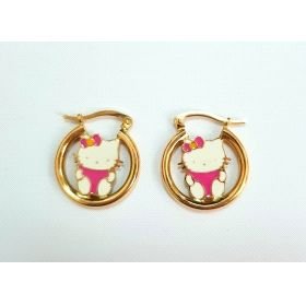 PENDIENTES ARO NIÑA ORO AMARILLO FETICHE                              