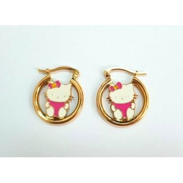 PENDIENTES ARO NIÑA ORO AMARILLO FETICHE                              