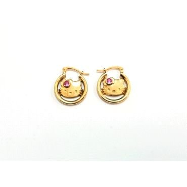PENDIENTES ARO NIÑA ORO AMARILLO FETICHE                              
