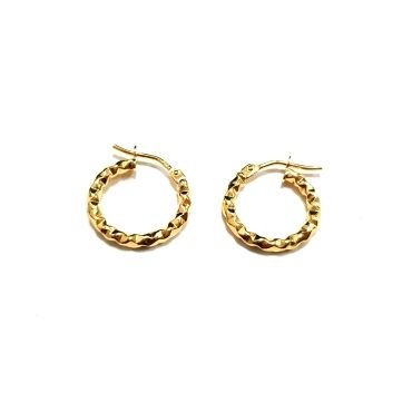 PENDIENTES ARO ORO AMARILLO GALLON                                    