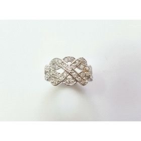 SORTIJA ORO BLANCO PIEDRA                                             