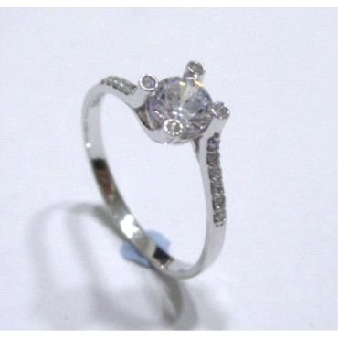 SORTIJA ORO BLANCO PIEDRA                                             