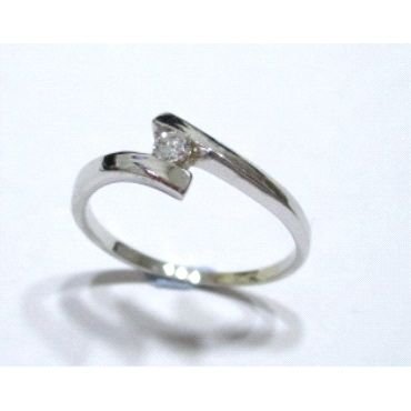 SORTIJA ORO BLANCO PIEDRA                                             