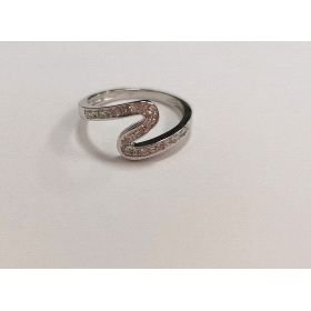 SORTIJA ORO BLANCO PIEDRA                                             
