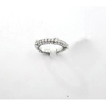 SORTIJA ORO BLANCO BRILLANTES                                         