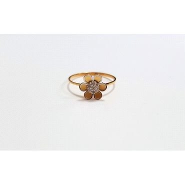 SORTIJA NIÑA BICOLOR PIEDRA                                           
