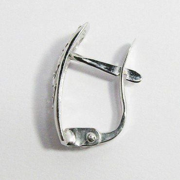 PENDIENTES NIÑA ORO BLANCO PIEDRA