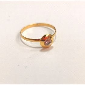 SORTIJA NIÑA ORO AMARILLO PIEDRA                                      