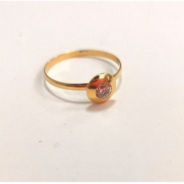 SORTIJA NIÑA ORO AMARILLO PIEDRA                                      