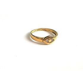 SORTIJA NIÑA ORO AMARILLO PIEDRA                                      