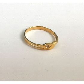 SORTIJA NIÑA ORO AMARILLO PIEDRA                                      