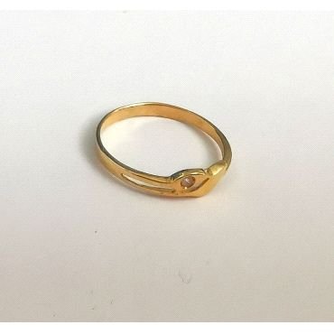 SORTIJA NIÑA ORO AMARILLO PIEDRA                                      