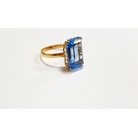 SORTIJA ORO AMARILLO PIEDRA                                           