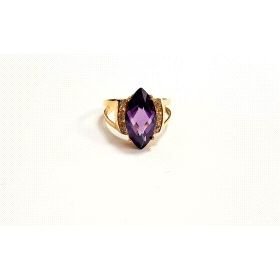 SORTIJA ORO AMARILLO PIEDRA                                           