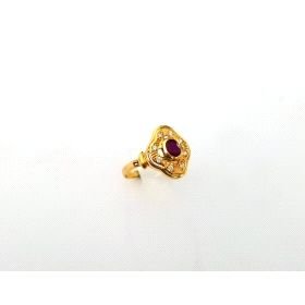 SORTIJA ORO AMARILLO PIEDRA                                           