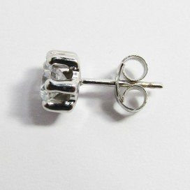 PENDIENTES NIÑA ORO BLANCO PIEDRA
