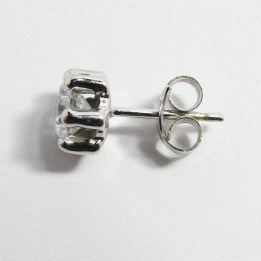 PENDIENTES NIÑA ORO BLANCO PIEDRA