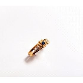 SORTIJA ORO AMARILLO PIEDRA                                           